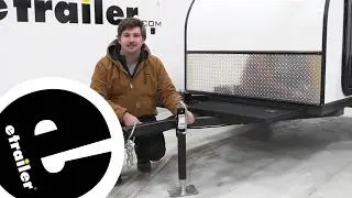 etrailer | An In-Depth Look at the Round, Pipe Mount Swivel Jack w/ Footplate
