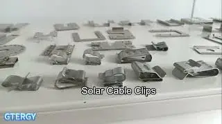Cable clips show 😀😀😀#solar earth clip #solar system ground lug #solar earth clamp #earth jumper