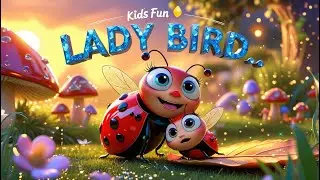 Lady Bird (Insect Rhyme) | Cute Insect Song for Kids | Nursery Rhyme for Toddlers