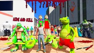 FRANKLIN PLAY HIDE AND KILL IN INDIAN BIKE DRIVING 3D