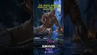 Did Mace Windu Survive the Fall in ROTS? #theory #foryou #starwars #macewindu