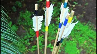 How to make Simple Bamboo Arrow|DIY Arrow