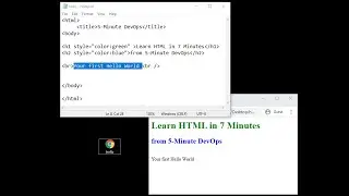 How to create an HTML page | Learn HTML in 7 Minutes
