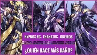 ☠️ Hora de la verdad &iquest;Qui&eacute;n hace m&aacute;s da&ntilde;o, Thanatos, Oneiros o Hypnos RC? ☠️ | Saint Seiya Awakening