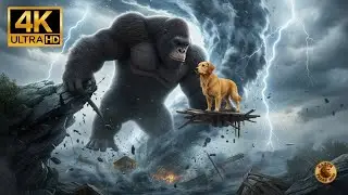 KING KONG Shields Golden Retriever From DEADLY STORM | Epic Dog Rescue