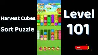 Harvest Cubes Sort Puzzle Level 101 Walkthrough 🌽🧠 | Relaxing Sort Game | Go Answer