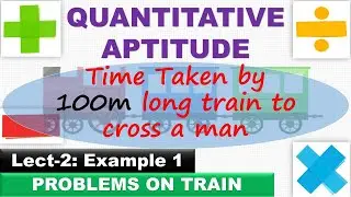 Time taken by 100m long train to cross a man | Problems on Trains | @ooruvathuarivu