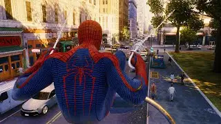 Marvel's Spider-Man 2 fast air combos and web swings( no commentary)