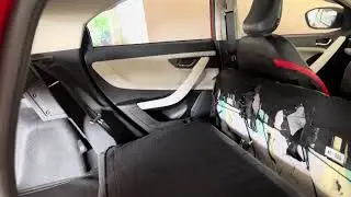 Tata Nexon Facelift 2024 back seat folding space
