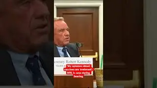 &lsquo;My opinions about vaccines are irrelevant&rsquo;: RFK Jr. says during hearing #news (Via: CNN)