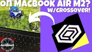 BeamNG Drive - On a MACBOOK AIR M2?? Crossover for Mac TEST!