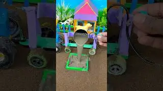 🧱Mini Tractor Making Strong Base | Real Cement Work |#shorts #minitractor