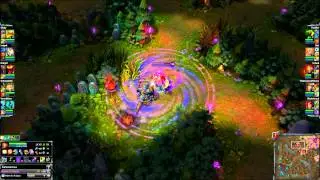 LoL - Funny OP Baron Steal!