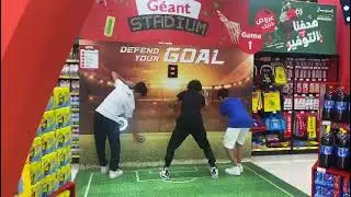 Dubai Hills Mall Geant Market Button Game