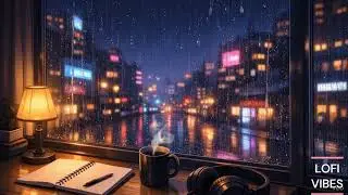 Midnight Drizzle 🌧️ | Urban Lofi for Study, Focus & Late Night Vibes