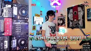 TIME MACHINE RAVE Ep. 245 - Sunday Acid Afterhours - 90s House & Techno - LIVE 303/808/GUIT