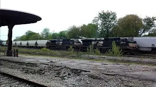 5/13/23; NS 9846 leads a sand train through Toledo, OH