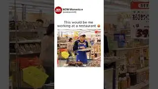 This would be me working at a restaurant 😂