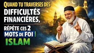 Quand tu traverses des difficultés financières, répète ces 2 mots de foi | ISLAM