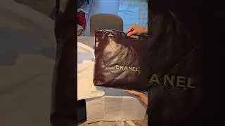 Chanel 22 small 2024/25 M&eacute;tiers d'art collection Dark Brown #shorts #chanel #unboxing