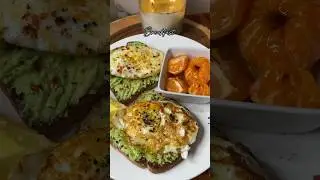 Delicious Breakfast: Avocado Toast & 🍊