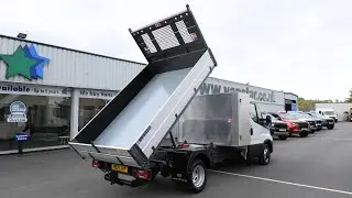 Iveco Daily 35C14 2.3 D Tipper 136 BHP Long Wheelbase DRW in White - RE21 JVF - VanStar