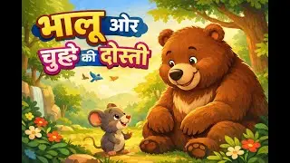 भालू और चूहे की दोस्ती | बच्चों की नैतिक कहानी | Moral Story in Hindi