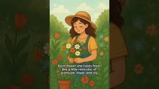 Quite morning garden👩&zwj;🌾🍃🍂🌻 #slowliving#nature#relaxing#animation#viralvideo#