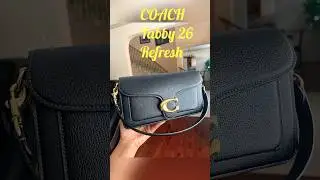 Coach Tabby 26 Black Refresh &hearts;️🖤 My new favourite bag &hearts;️ #coachny #coachtabby26black #coachtabby26