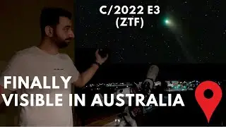 Сфотографировали Зелёную комету 2023 года &mdash; вид с телескопа C/2022 E3 ZTF и покадровую съёмку