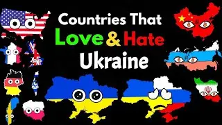 Countries That Love / Hate Ukraine | Infinite Data Flux