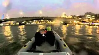 Blast through the City of London on Scorpion 8.1 RIB with GoPro HD Hero 2