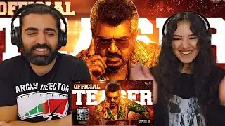 🇮🇳 We react to Good Bad Ugly Tamil Teaser | Ajith Kumar | Trisha | Adhik Ravichandran