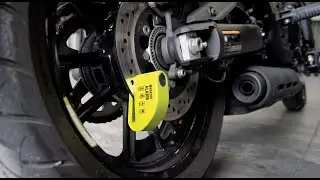 KRASER 6Y Bloc Disque Moto Alarme Scooter Bloque Disc Antivol V&eacute;lo Blocage S&eacute;curit&eacute; Trottinette