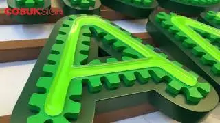 Led faux neon sign custom art business light letters for sale