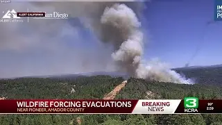 Tiger Fire forces evacuations in Northern Calijfornia