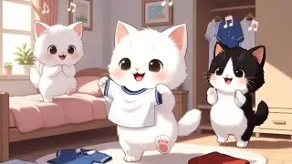 The cat was unwell, so her children did all the housework.