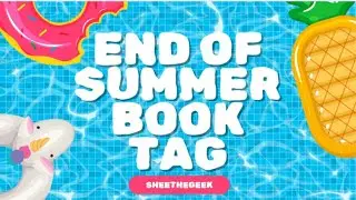 END OF THE SUMMER BOOK TAG!! #booktube #vlog #booktags 