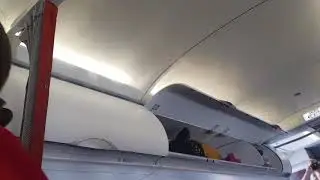 Galapagos: disinfacting a plane before departure