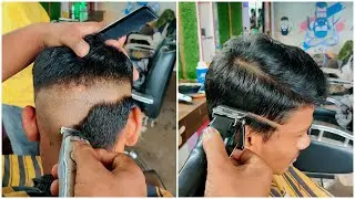 Young Boys Army Cut High Fade Pompadour Two Side Hair Cutting Step by Step