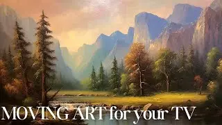 TV Moving Art | Yosemite Park | Landscape Art | Background Relaxation Music ( Study | Focus | Work )