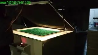 Exposure machine - How to exposure a screen by screen printing exposure unit