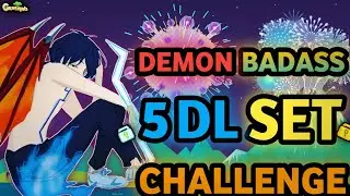 SPECIAL 5 DLS DEMON BADASS SET CHALLENGE (NEW SET!!) | Growtopia - SET #185