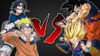 goku and gohan vs naruto and sasuke - MUGEN