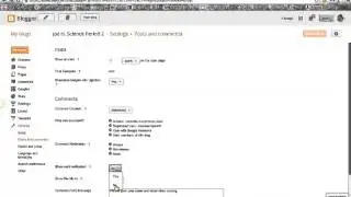 Turning Off Comment Notification in Blogger
