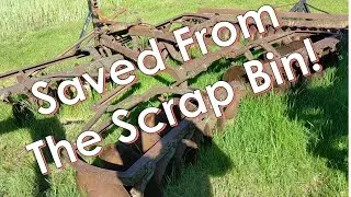 Antique Disk Harrow Repaired and Put to Work!