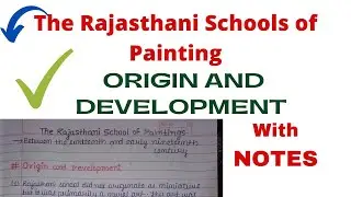 THE RAJASTHANI SCHOOL | ORIGIN AND DEVELOPMENT |CLASS 12 |CBSE |FINE ART |CUET DOMAIN SUBJECT|95+