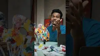 how to clean your colour palette in just 2 seconds #art #painting #colors #palette #acryliccolors
