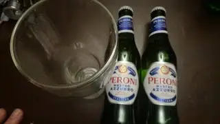 ASMR Drinking Peroni Nastro Azzurro