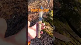 USMC KaBar боевой #нож с фиксированным лезвием #шорты #исход #трэшметал #бой #нож
